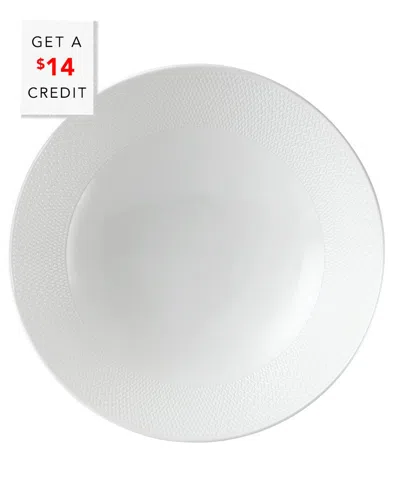 Wedgwood Gio Serving Bowlwith $14 Credit In White