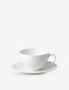 Wedgwood Gio Textured Bone China Breakfast Cup And Saucer Set
