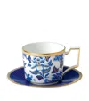 Wedgwood Hibiscus Iconic Teacup And Saucer