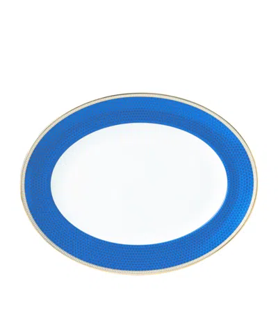 Wedgwood Hibiscus Oval Platter In White