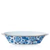 Wedgwood Hibiscus Oval Serving Bowl In Blue
