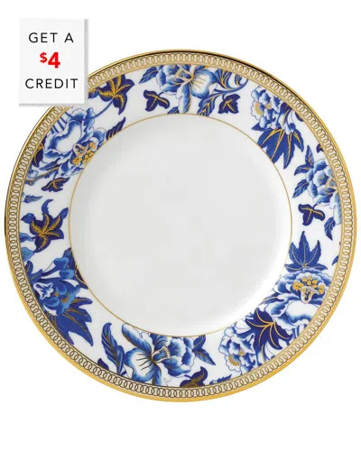 Wedgwood Hibiscus Platewith $4 Credit In Blue