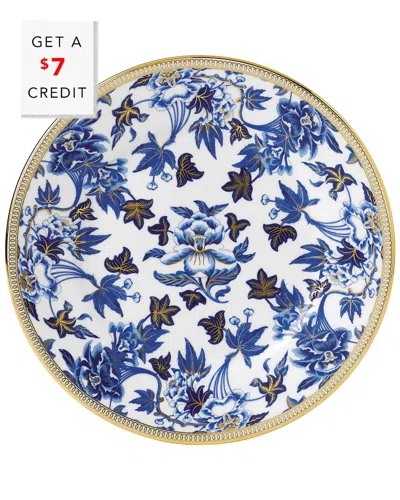 Wedgwood Hibiscus Platewith $7 Credit In Blue
