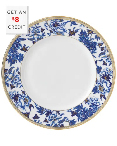 Wedgwood Hibiscus Platewith $8 Credit In Blue