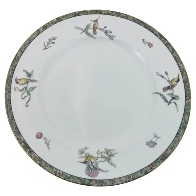 Pre-owned Wedgwood Humming Birds Porcelain Plate Fine Bone China England In Gray