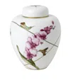 WEDGWOOD HUMMINGBIRD LIDDED VASE