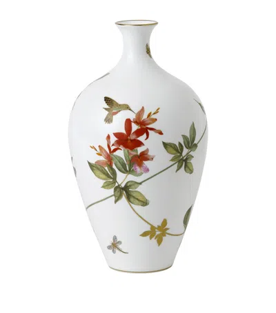 Wedgwood Hummingbird Vase In White