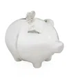 Wedgwood Infinity Piggy Bank In Silver