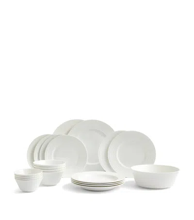 Wedgwood Intaglio 21-piece Dinnerware Set In White