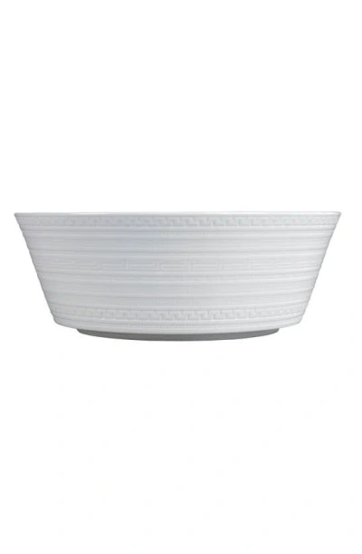Wedgwood Intaglio Large Bone China Serving Bowl In White