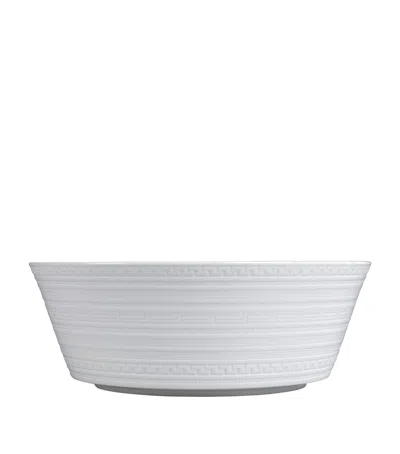 Wedgwood Intaglio Serving Bowl In White
