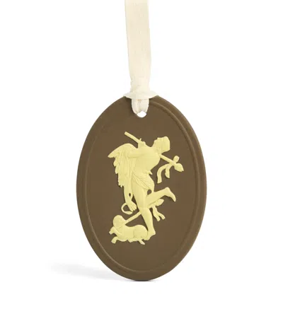 Wedgwood Jasperware Vigour Tree Decoration In Brown