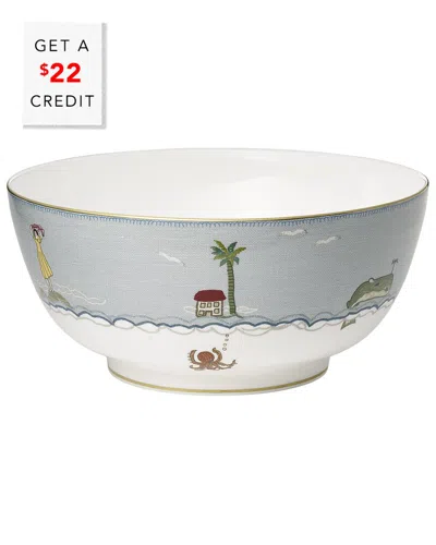 Wedgwood Kit Kemp For  Sailor's Farewell Serving Bowl With $22 Credit
