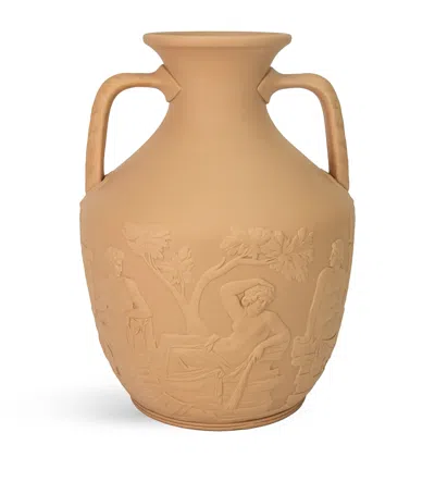 Wedgwood Large Iconic Portland Vase In Beige
