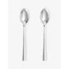 Wedgwood Lunar Stainless-steel Teaspoons Set Of Two