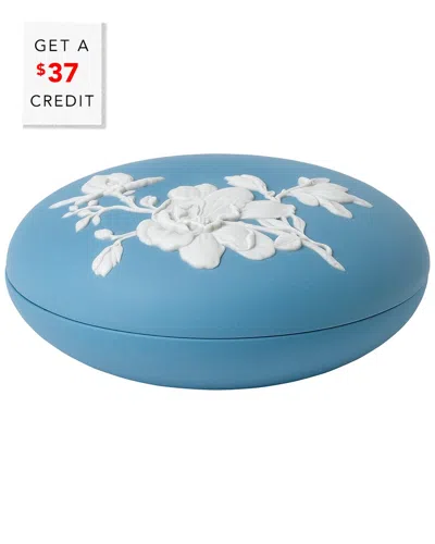 Wedgwood Magnolia Blossom Boxwith $37 Credit In Blue