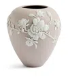 Wedgwood Magnolia Blossom Vase In Brown
