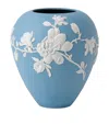 Wedgwood Magnolia Jasper Vase In Blue