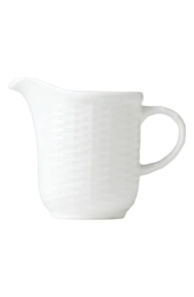 Wedgwood Nantucket Basket Creamer In White