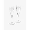 Wedgwood Neo Crystal Champagne Flutes Set Of Two