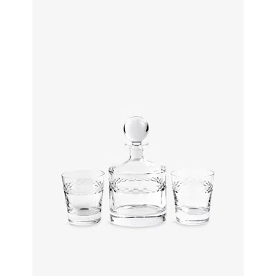 Wedgwood Neo Crystal Decanter And Tumbler Set In Transparent