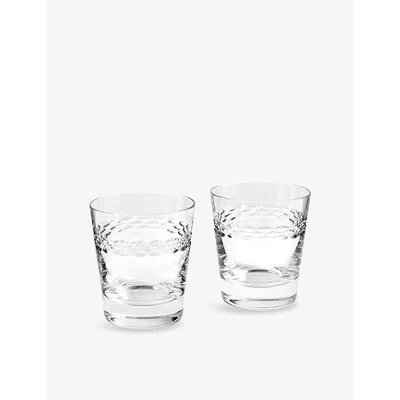 Wedgwood Neo Crystal Tumblers Set Of Two In Transparent