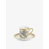 Wedgwood Phoenix Bone-china Coffee Cup And Saucer 75ml