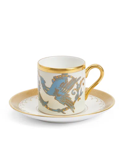 Wedgwood Phoenix Coffee Cup And Saucer In Multi