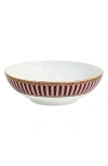 Wedgwood Red Splendor 22k Gold Accent Bone China Cereal Bowl In Multi