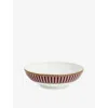 Wedgwood Red Splendour Bone-china Cereal Bowl 18cm In Multi