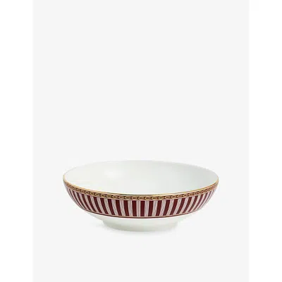 Wedgwood Red Splendour Bone-china Cereal Bowl 18cm In Multi