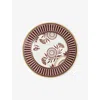 Wedgwood Red Splendour Bone-china Side Plate 20cm In Red
