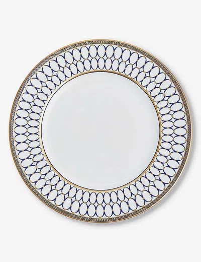 Wedgwood Renaissance Gold Dinner Plate In Blue