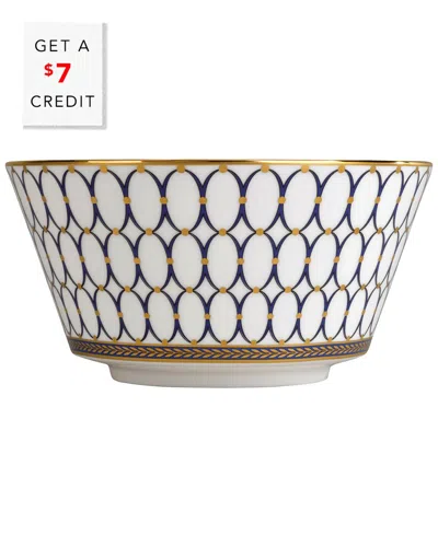 Wedgwood Renaissance Gold Cereal Bowlwith $7 Credit In Multi