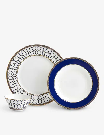 Wedgwood Renaissance Gold Gilded Three-piece Bone-china Dinner Set