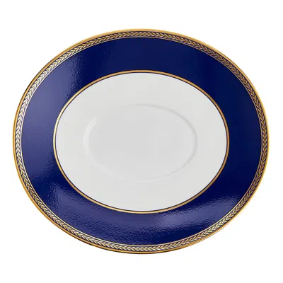 Wedgwood Renaissance Gold Gravy Stand In Blue/gold