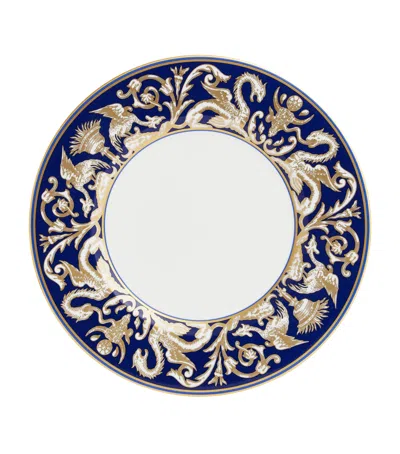 Wedgwood Renaissance Gold Plate In Blue