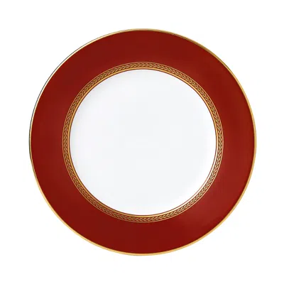 Wedgwood Renaissance Gold Salad Plate In Burgundy