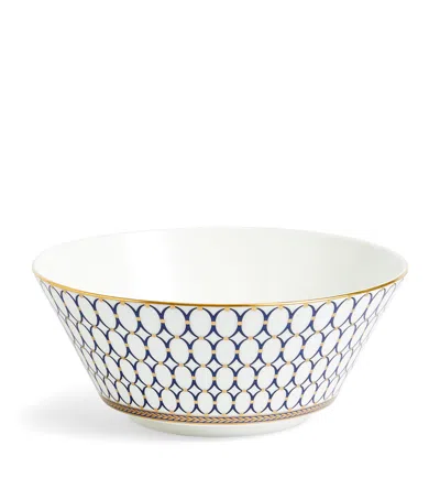 Wedgwood Renaissance Gold Soup Bowl In White