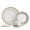 Wedgwood Renaissance Grey 5 Piece Place Setting In Multi