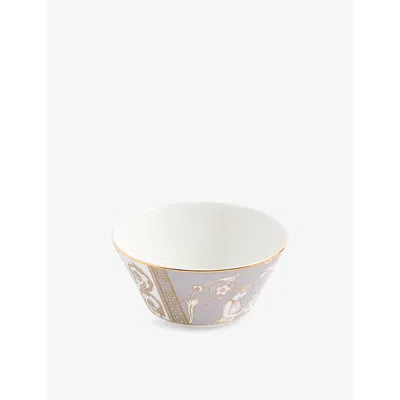 Wedgwood Renaissance Grey Bone-china Rice Bowl 11cm In Gray