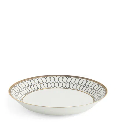 Wedgwood Renaissance Grey Deep Plate In Multi