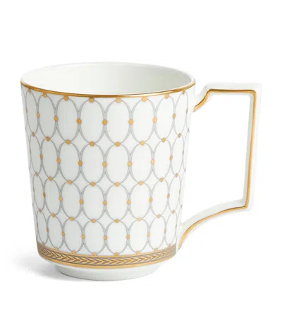 Wedgwood Renaissance Grey Mug In Gold