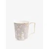 Wedgwood Renaissance Grey Patterned Bone-china Mugs 300ml