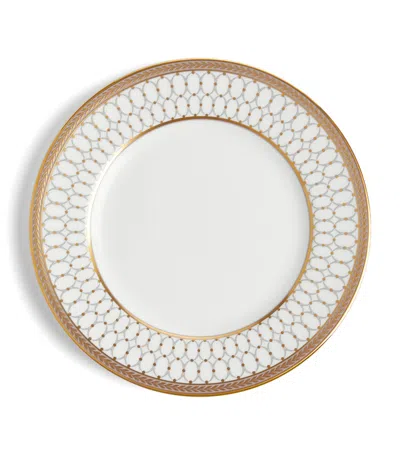 Wedgwood Renaissance Grey Plate In Brown