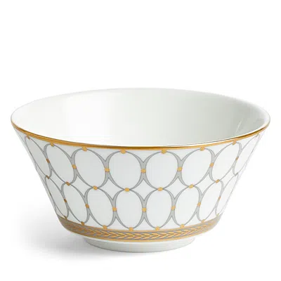 Wedgwood Renaissance Grey Rice Bowl In White