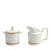 Wedgwood Renaissance Grey Sugar Creamer In Multi