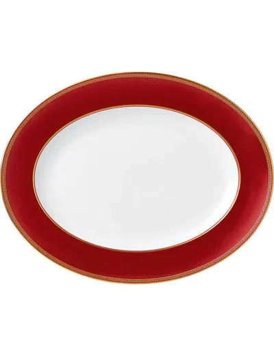 Wedgwood Renaissance Oval Bone-china Platter 35cm