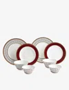 Wedgwood Renaissance Red Bone China Eight-piece Dinner Set