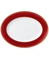 Wedgwood Renaissance Red Oval Platter In No Color
